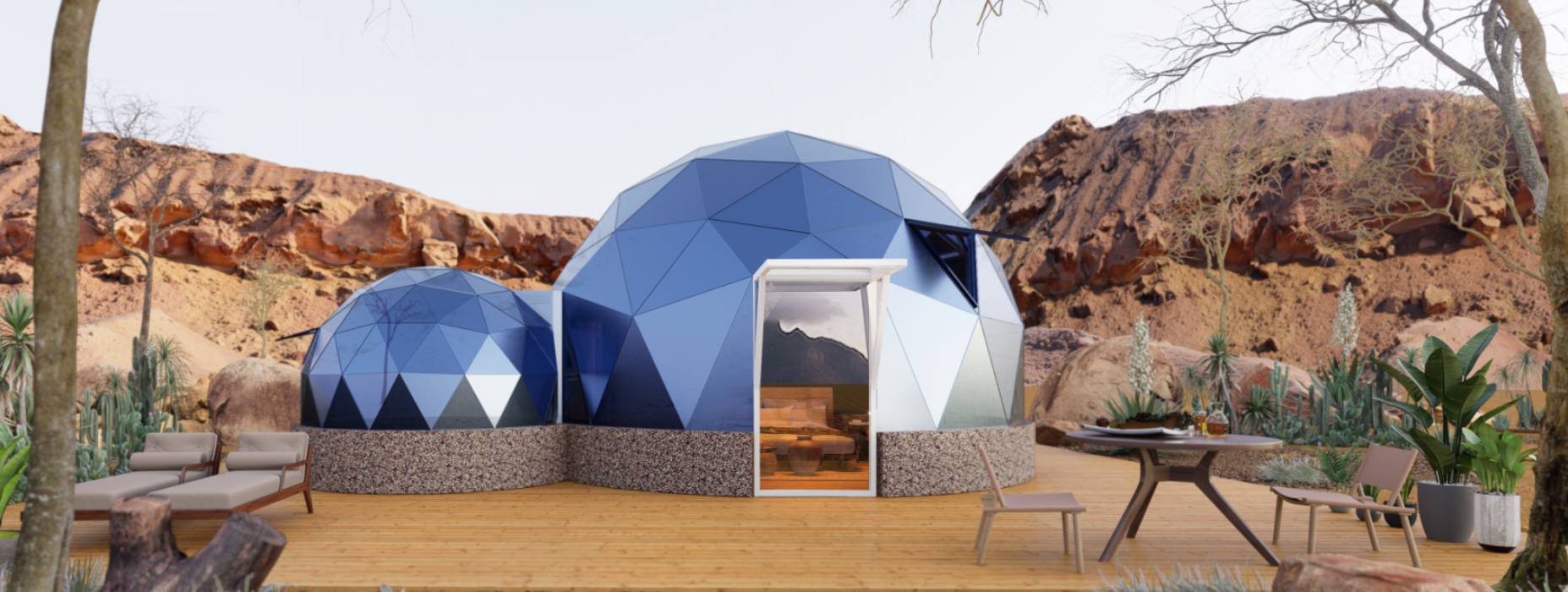 台前县球形智能光伏玻璃星空房